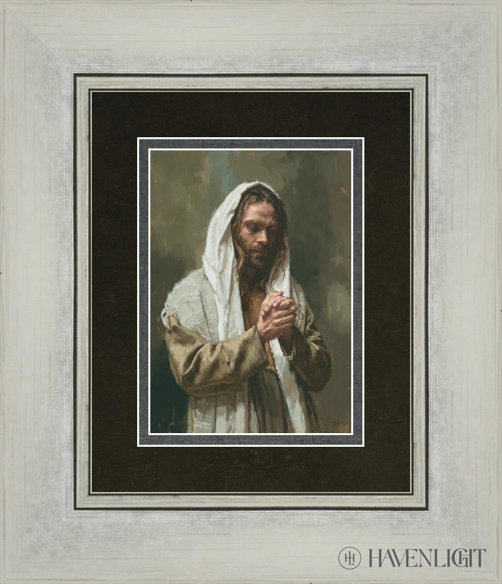 The Lords Prayer Open Edition Print / 5 X 7 Silver 12 1/4 14 Art