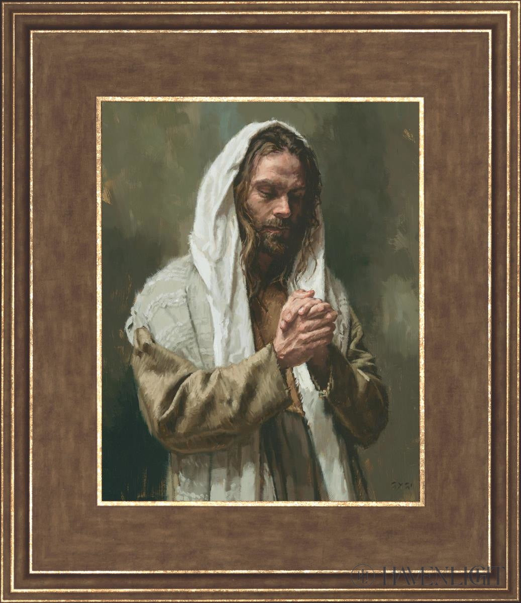 The Lords Prayer Open Edition Print / 8 X 10 Gold 12 3/4 14 Art