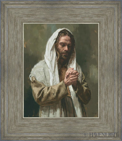 The Lords Prayer Open Edition Print / 8 X 10 Gray 12 3/4 14 Art