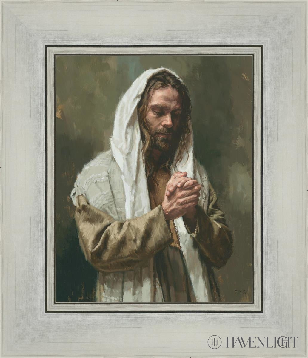 The Lords Prayer Open Edition Print / 8 X 10 Silver 12 1/4 14 Art