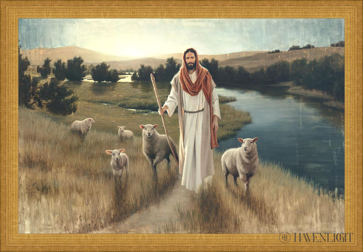 The Rescue Open Edition Canvas / 18 X 12 Matte Gold 19 3/4 13 Art