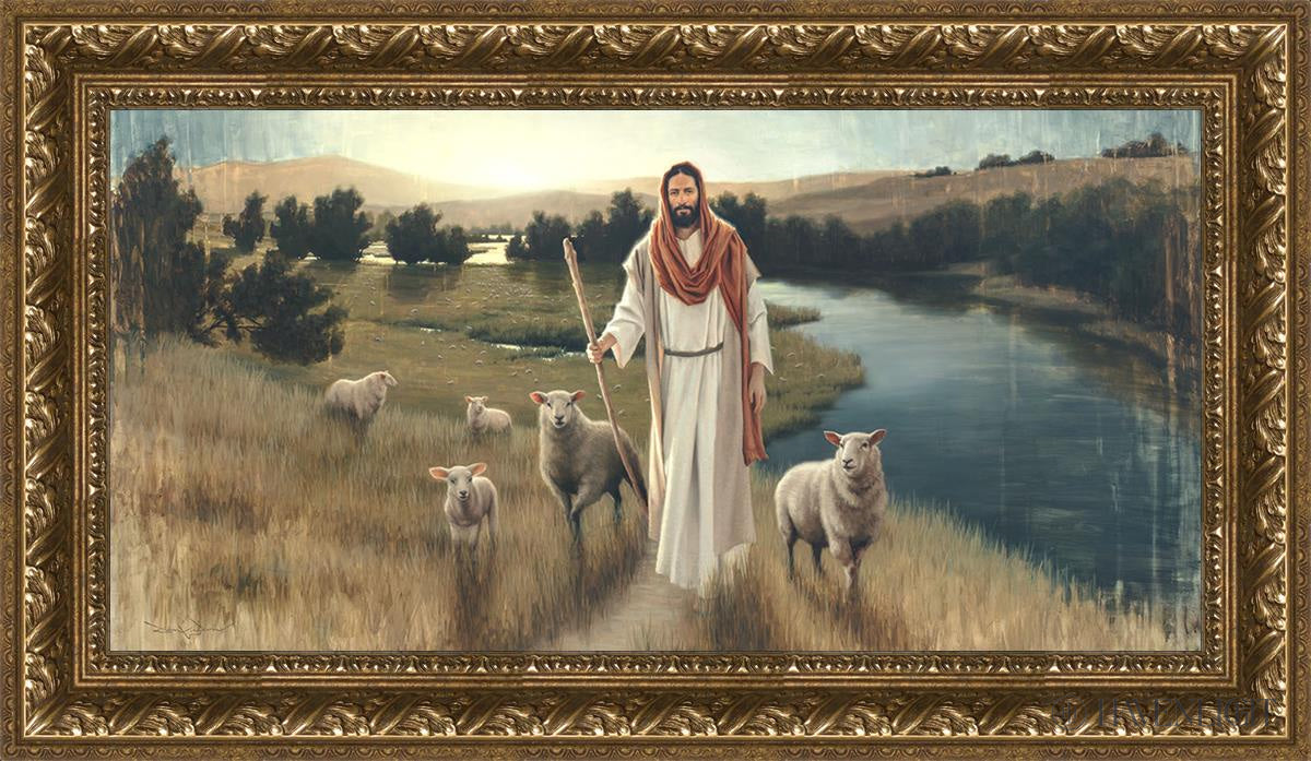 The Rescue Open Edition Canvas / 30 X 15 Gold 35 3/4 20 Art