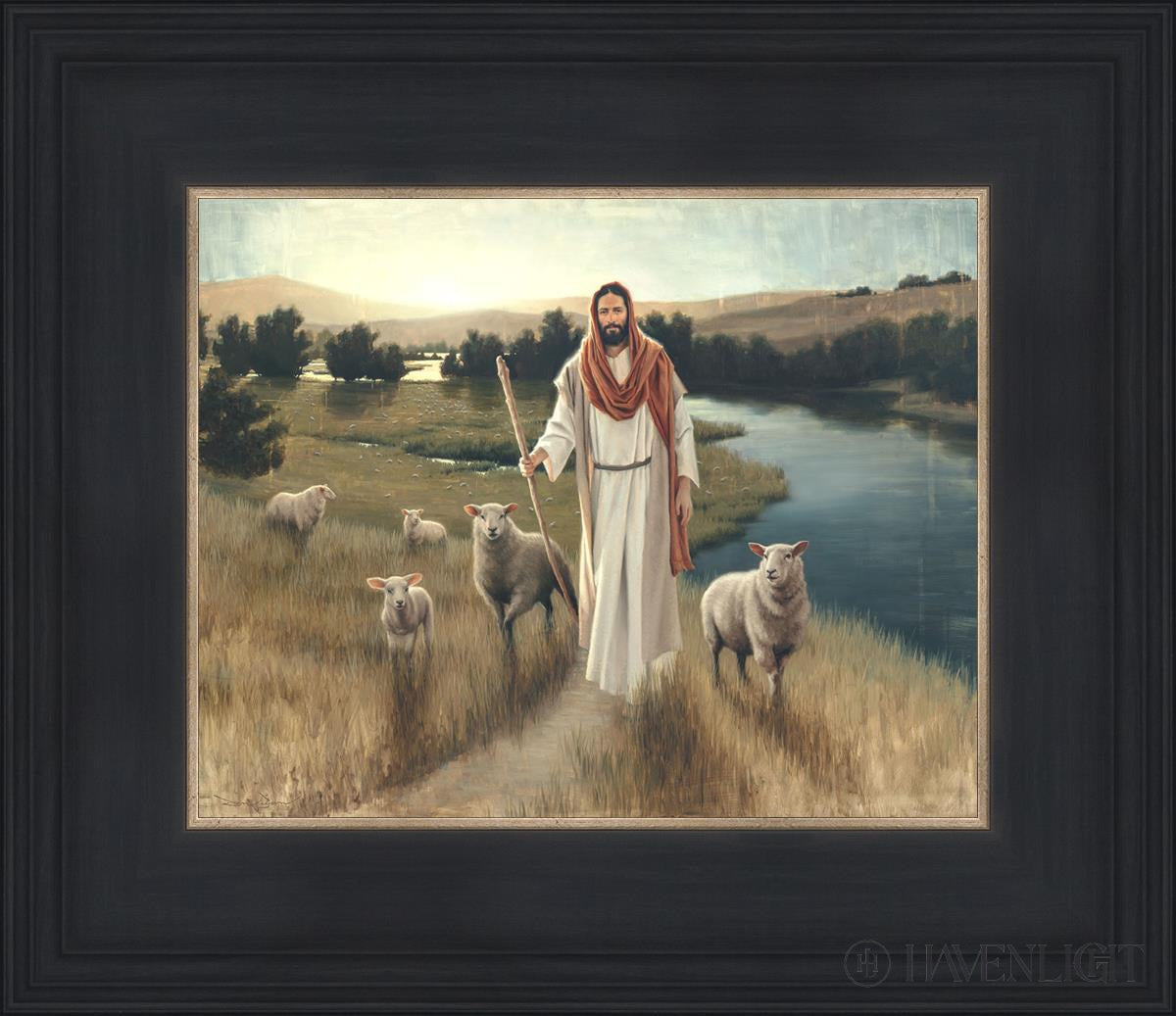 The Rescue Open Edition Print / 10 X 8 Black 14 3/4 12 Art
