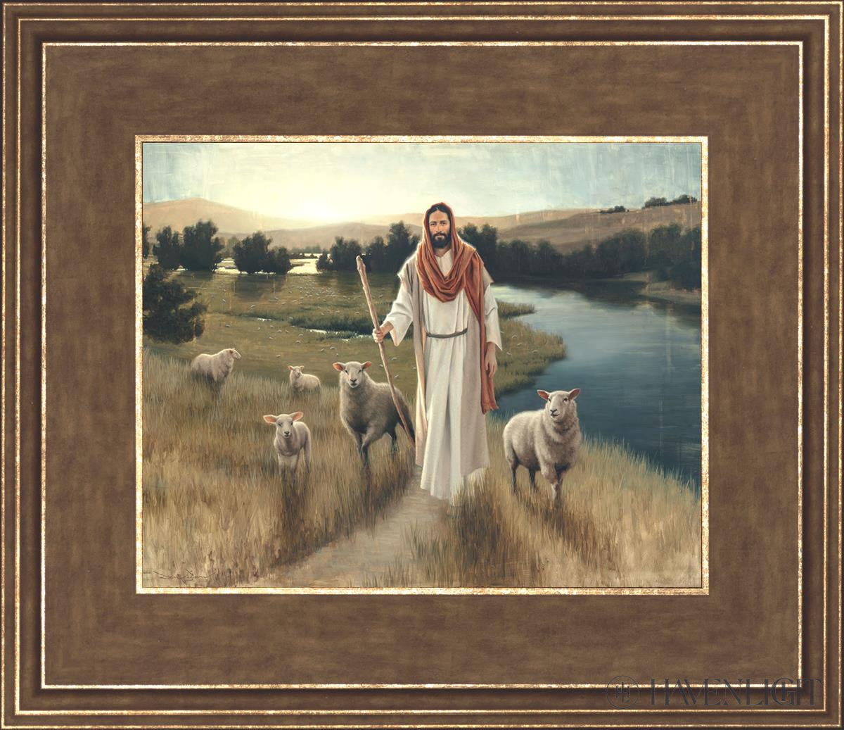 The Rescue Open Edition Print / 10 X 8 Gold 14 3/4 12 Art