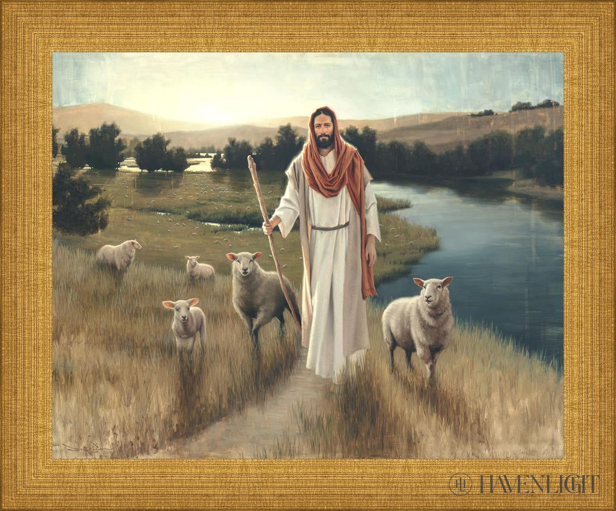 The Rescue Open Edition Print / 10 X 8 Matte Gold 11 3/4 9 Art