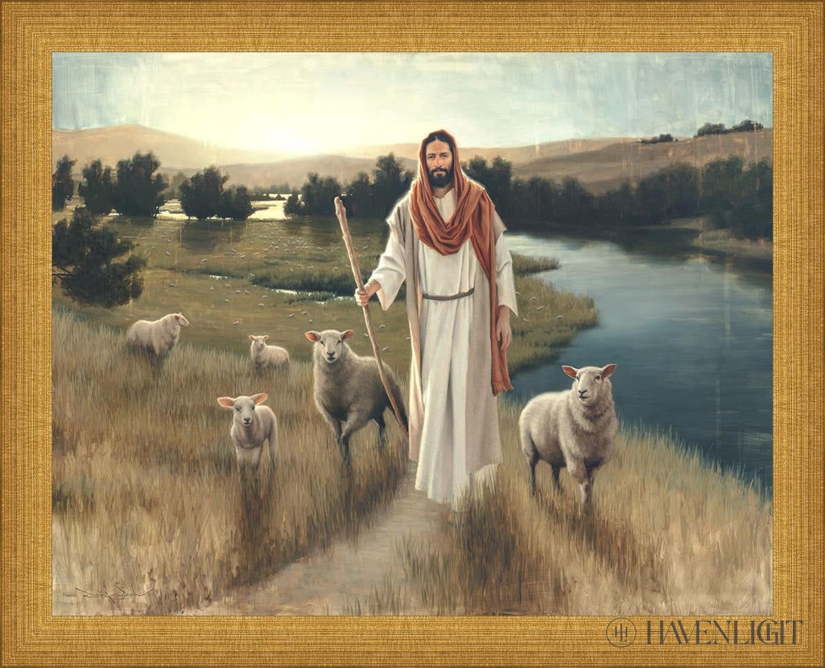 The Rescue Open Edition Print / 14 X 11 Matte Gold 15 3/4 12 Art