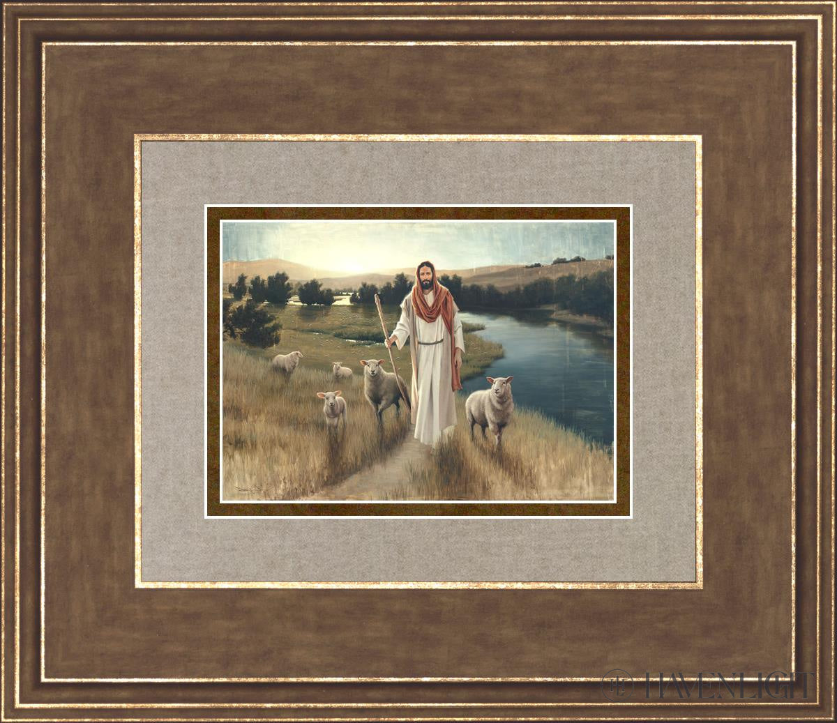 The Rescue Open Edition Print / 7 X 5 Gold 14 3/4 12 Art