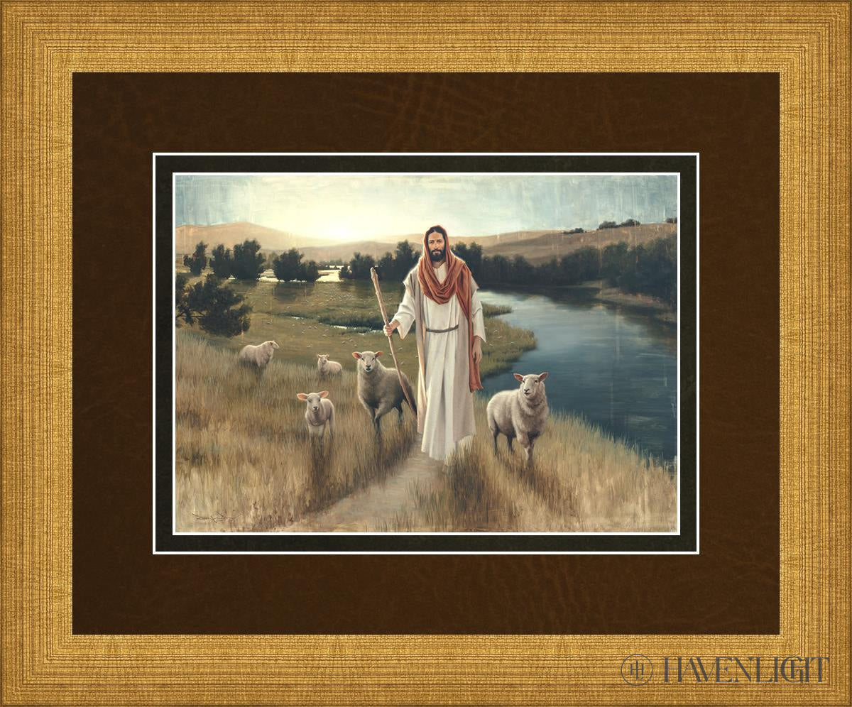 The Rescue Open Edition Print / 7 X 5 Matte Gold 11 3/4 9 Art