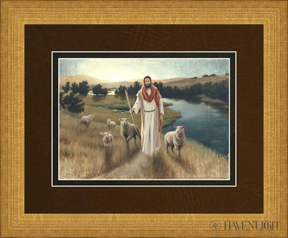 The Rescue Open Edition Print / 7 X 5 Matte Gold 11 3/4 9 Art