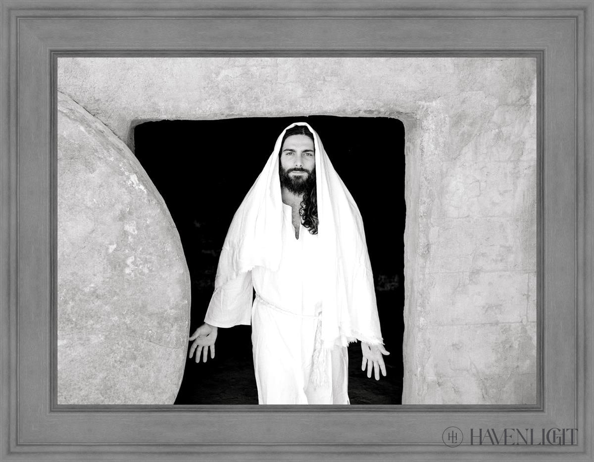 The Resurrected Christ Open Edition Canvas / 33 3/4 X 24 1/2 Gray 41 32 1/4 Art