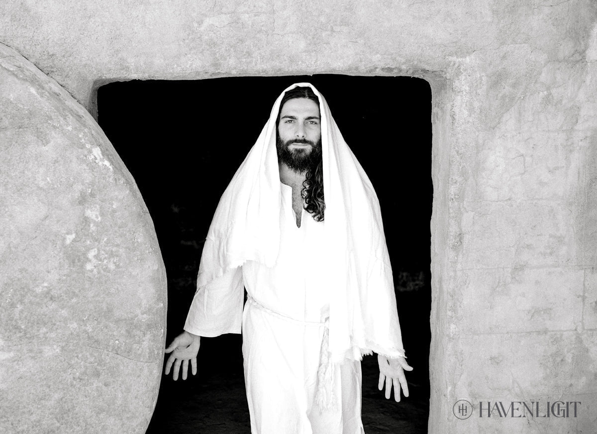 The Resurrected Christ Open Edition Canvas / 33 3/4 X 24 1/2 Rolled In Tube Art