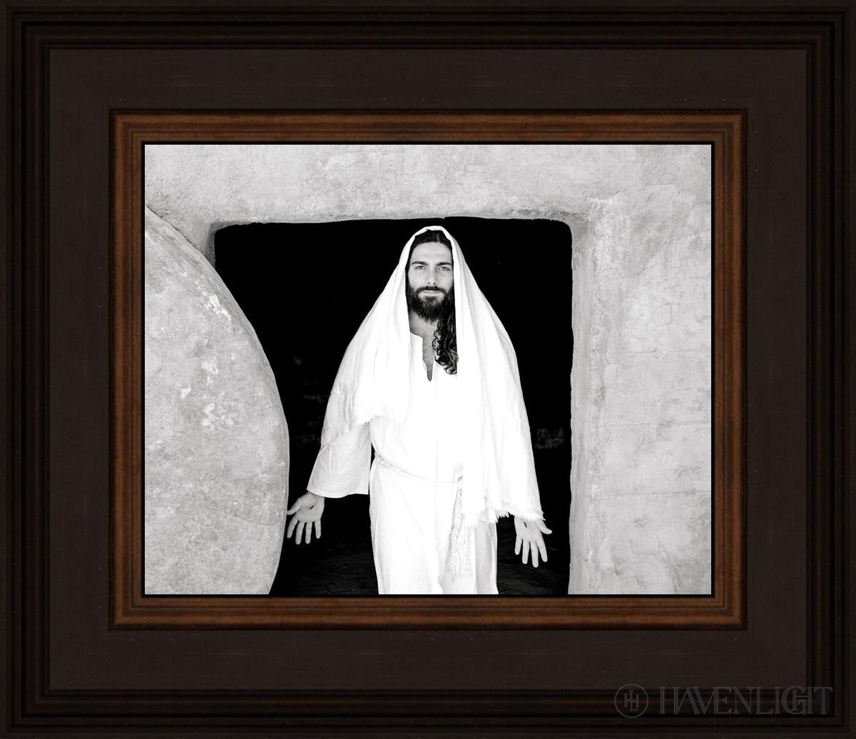 The Resurrected Christ Open Edition Print / 10 X 8 Brown 14 3/4 12 Art
