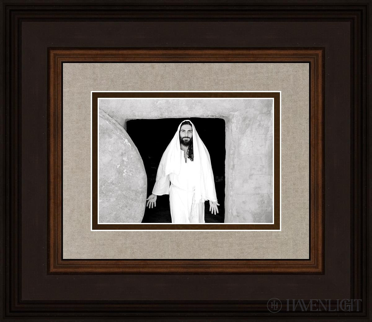 The Resurrected Christ Open Edition Print / 7 X 5 Brown 14 3/4 12 Art