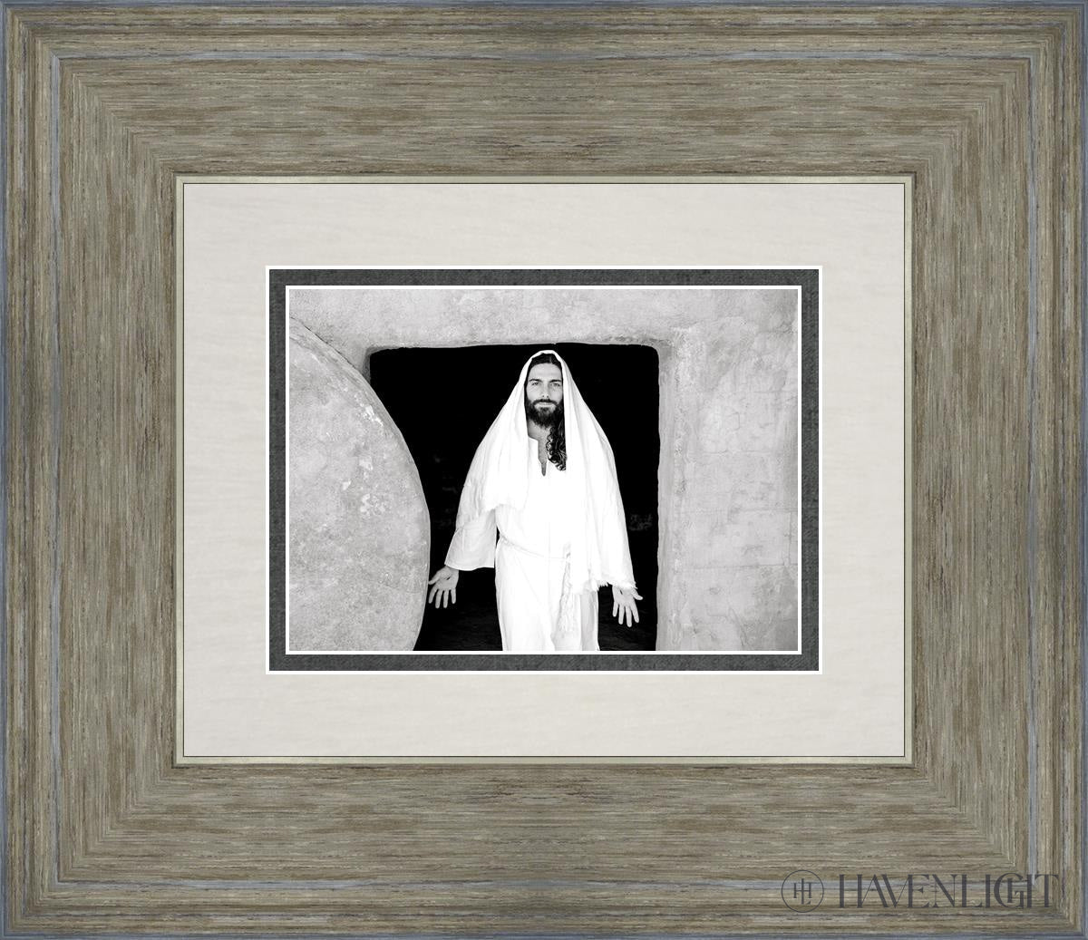 The Resurrected Christ Open Edition Print / 7 X 5 Gray 14 3/4 12 Art