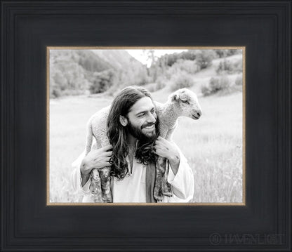 The Shepherd Open Edition Print / 10 X 8 Black 14 3/4 12 Art