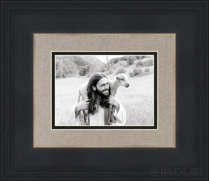 The Shepherd Open Edition Print / 7 X 5 Black 14 3/4 12 Art