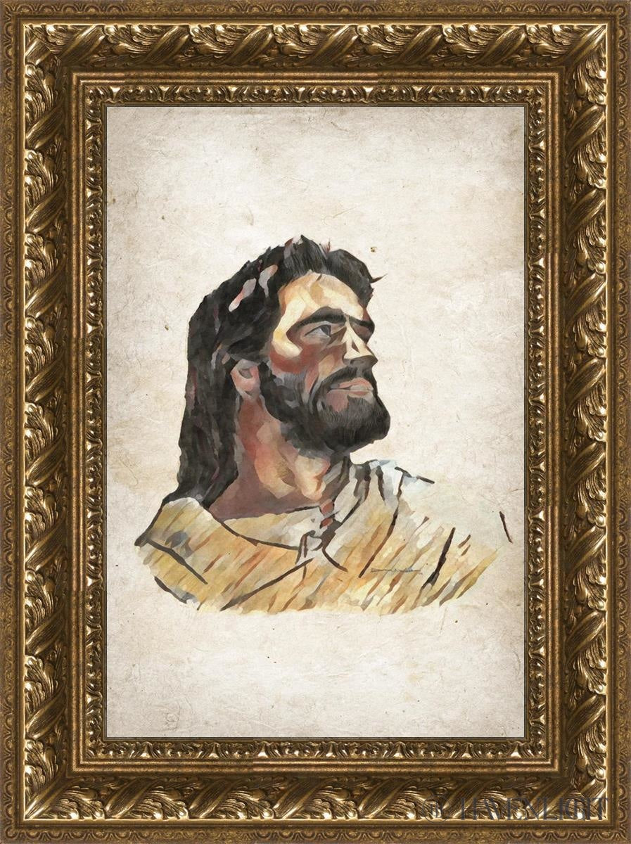 The Strength Of Christ Open Edition Canvas / 12 X 18 Gold 17 3/4 23 Art