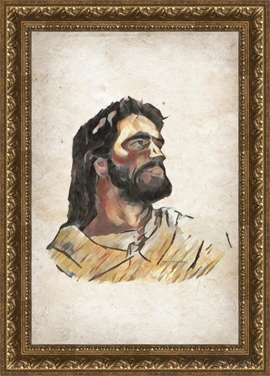 The Strength Of Christ Open Edition Canvas / 20 X 30 Gold 25 3/4 35 Art