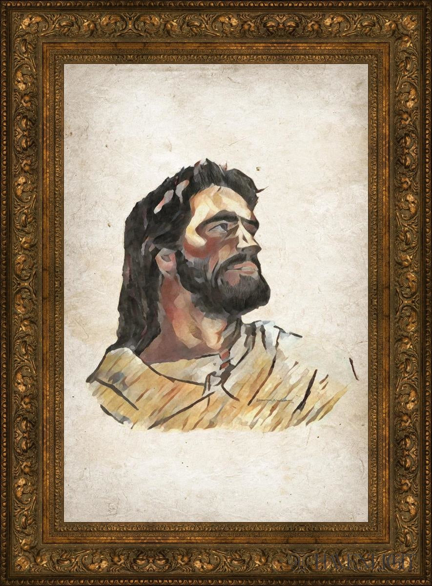 The Strength Of Christ Open Edition Canvas / 24 X 36 Gold 33 3/4 45 Art