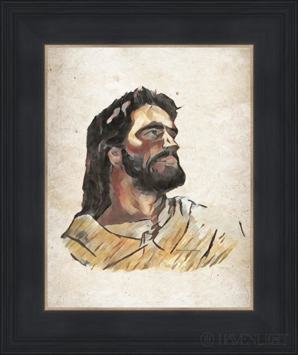 The Strength Of Christ Open Edition Print / 11 X 14 Black 15 3/4 18 Art
