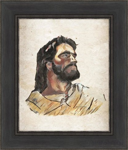 The Strength Of Christ Open Edition Print / 16 X 20 Black 22 1/2 26 Art