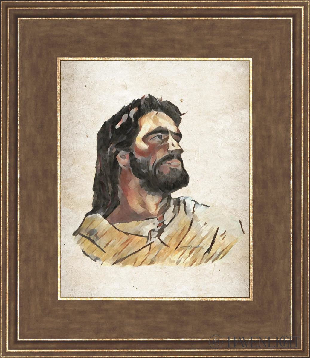 The Strength Of Christ Open Edition Print / 8 X 10 Gold 12 3/4 14 Art