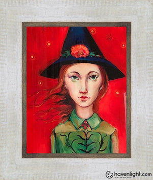 The Witch Open Edition Print / 8 X 10 Frame W 11.5 13.5 Oep