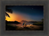 Time With The Lamb Open Edition Canvas / 24 X 16 Black 30 1/2 22 Art