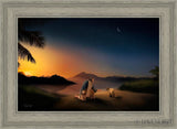 Time With The Lamb Open Edition Canvas / 24 X 16 Gray 29 3/4 21 Art
