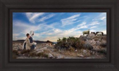 Training The Young Shepherd Open Edition Canvas / 30 X 15 Brown 37 3/4 22 Art