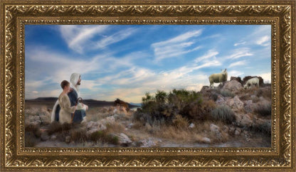 Training The Young Shepherd Open Edition Canvas / 30 X 15 Gold 35 3/4 20 Art