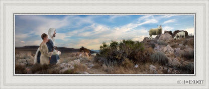 Training The Young Shepherd Open Edition Canvas / 36 X 12 White 41 3/4 17 Art