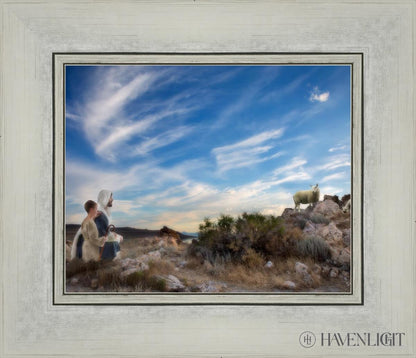 Training The Young Shepherd Open Edition Print / 10 X 8 Silver 14 1/4 12 Art