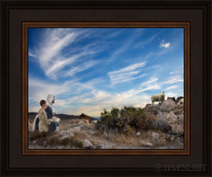 Training The Young Shepherd Open Edition Print / 14 X 11 Brown 18 3/4 15 Art