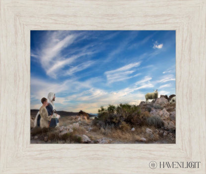 Training The Young Shepherd Open Edition Print / 14 X 11 Ivory 19 1/2 16 Art
