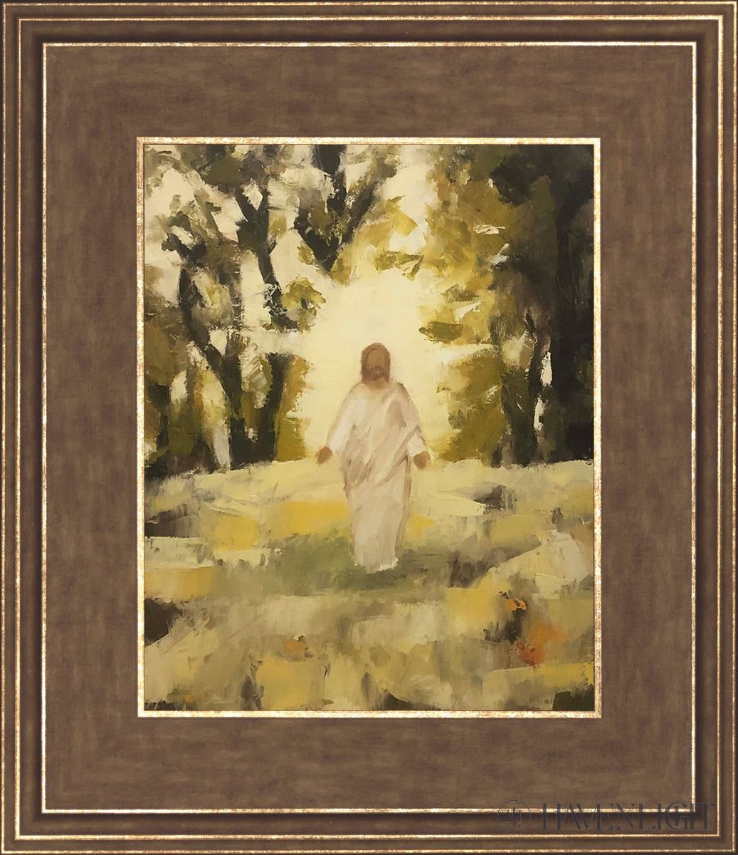 Trust Him Open Edition Print / 8 X 10 Gold 12 3/4 14 Art