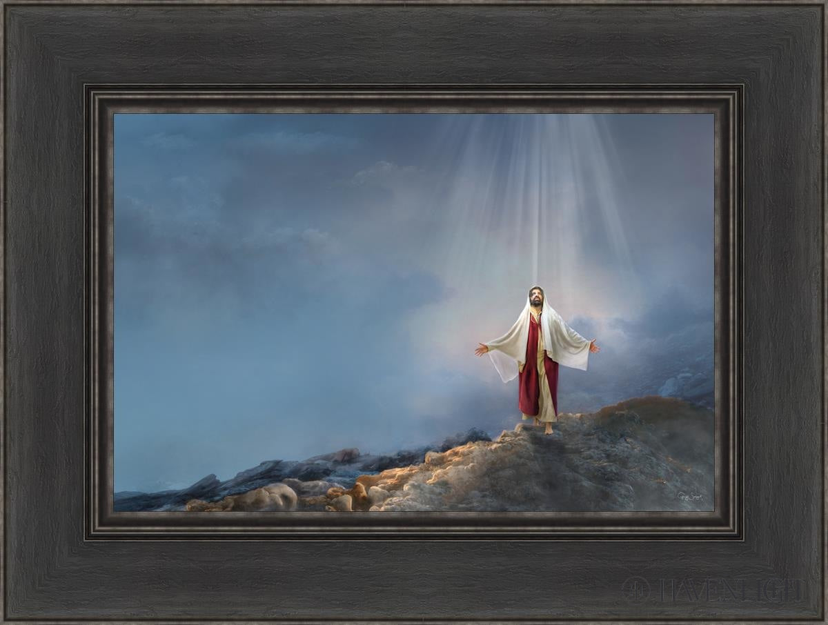 Walk In Righteousness Open Edition Canvas / 18 X 12 Black 24 1/2 Art