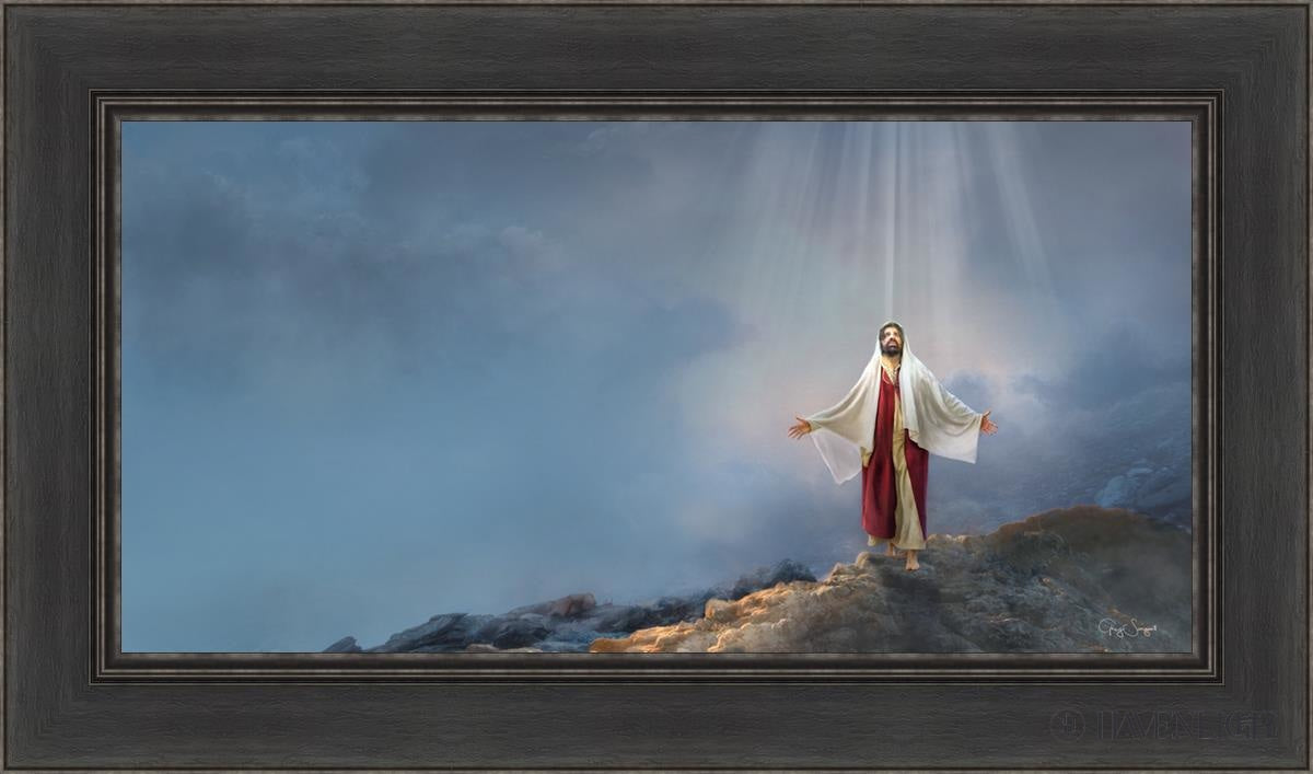 Walk In Righteousness Open Edition Canvas / 30 X 15 Black 36 1/2 21 Art