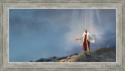Walk In Righteousness Open Edition Canvas / 30 X 15 Silver 34 3/4 19 Art