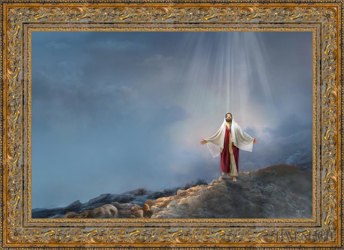 Walk In Righteousness Open Edition Canvas / 36 X 24 Gold 43 3/4 31 Art