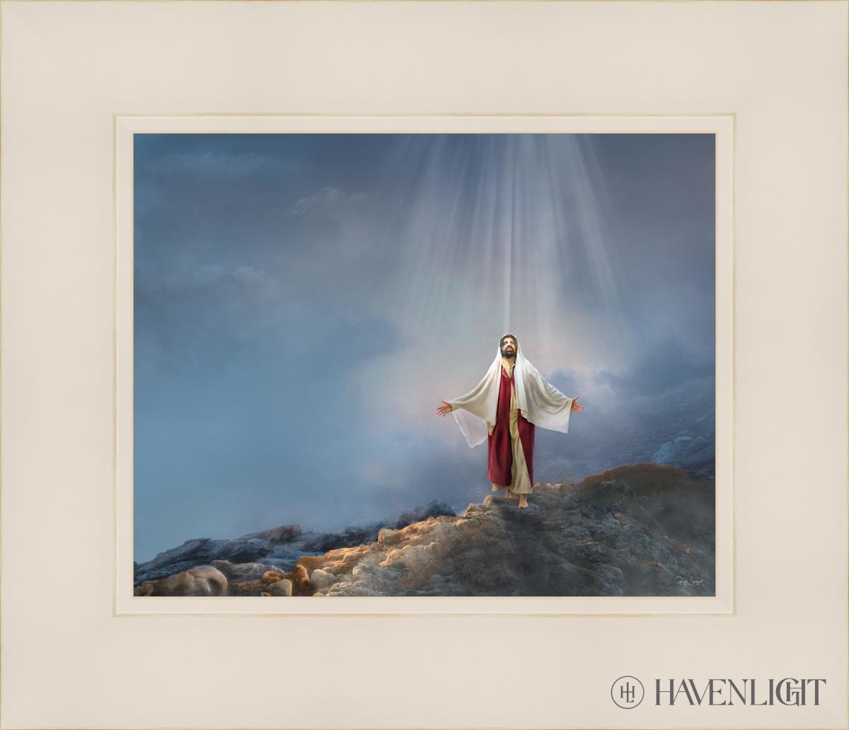 Walk In Righteousness Open Edition Print / 10 X 8 White 14 1/4 12 Art