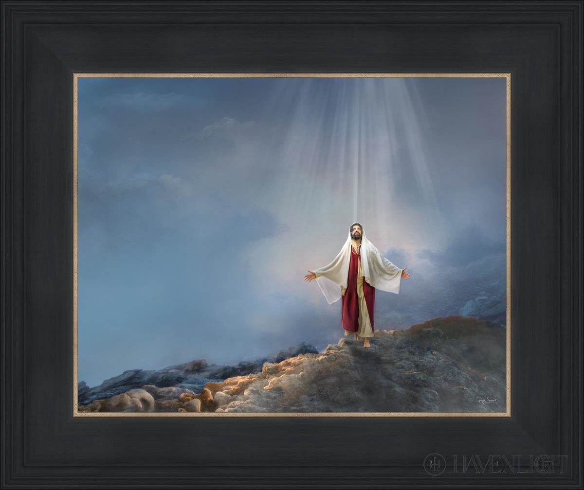 Walk In Righteousness Open Edition Print / 14 X 11 Black 18 3/4 15 Art