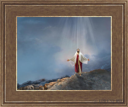 Walk In Righteousness Open Edition Print / 14 X 11 Gold 18 3/4 15 Art