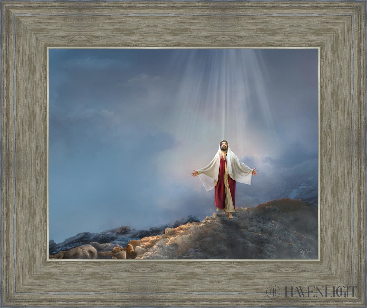 Walk In Righteousness Open Edition Print / 14 X 11 Gray 18 3/4 15 Art