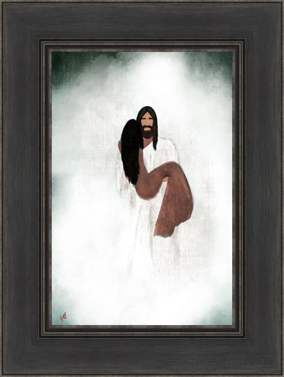 Walk You Through The Storm Open Edition Canvas / 12 X 18 Black 1/2 24 Art