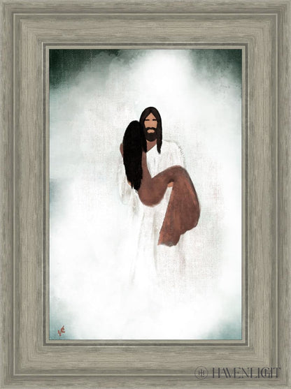 Walk You Through The Storm Open Edition Canvas / 12 X 18 Gray 17 3/4 23 Art
