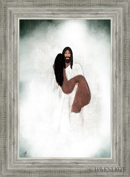 Walk You Through The Storm Open Edition Canvas / 12 X 18 Silver 16 3/4 22 Art