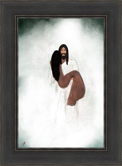 Walk You Through The Storm Open Edition Canvas / 16 X 24 Black 22 1/2 30 Art
