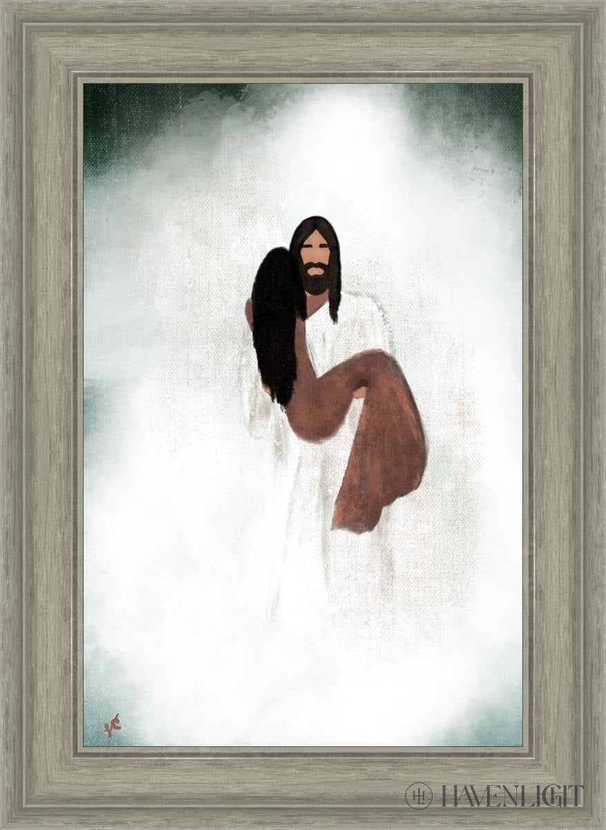 Walk You Through The Storm Open Edition Canvas / 16 X 24 Gray 21 3/4 29 Art