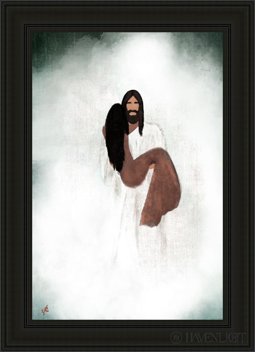 Walk You Through The Storm Open Edition Canvas / 24 X 36 Black 31 3/4 43 Art
